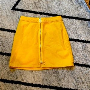 BDG yellow skirt size small